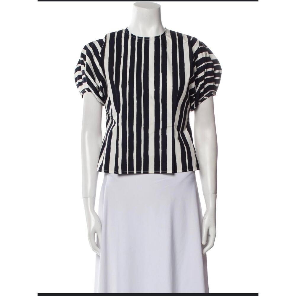 Beaufille Striped Crew Neck Top Size 0
